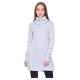 Cowl Neck Raglan Sleeve Sweater Dress