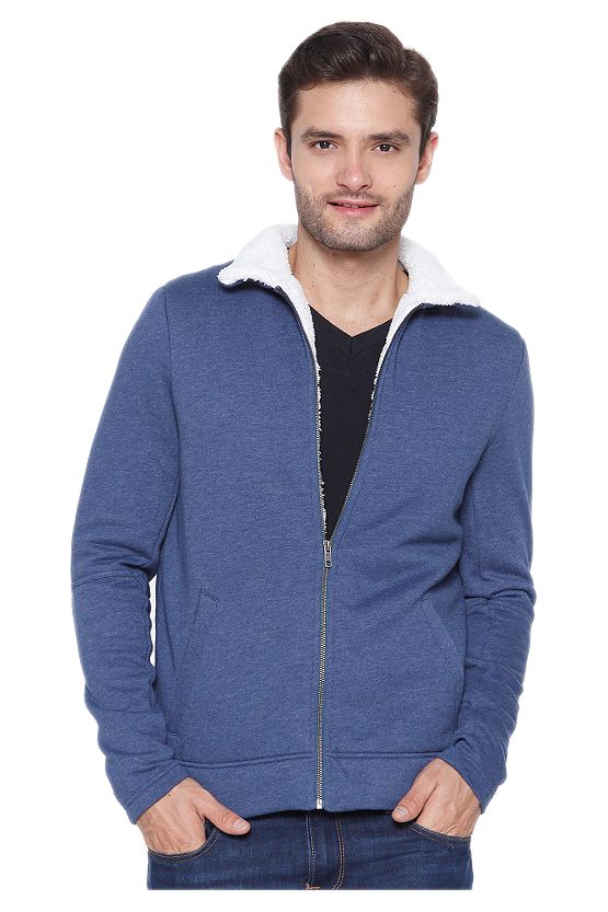 collared fleece jacket
